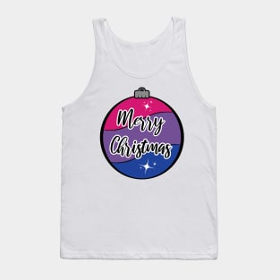 Christmas Ornament in Bisexual Pride Flag Colors Tank Top